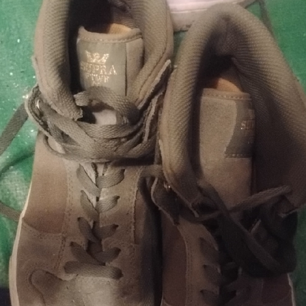 Supra Green High-Top Sneakers for Style and Comfort